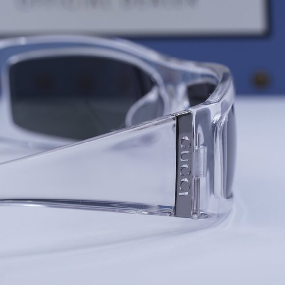 Final Price! Gucci GG1492SA 002 Transparent/Grey Sunglasses - Picture 10 of 12